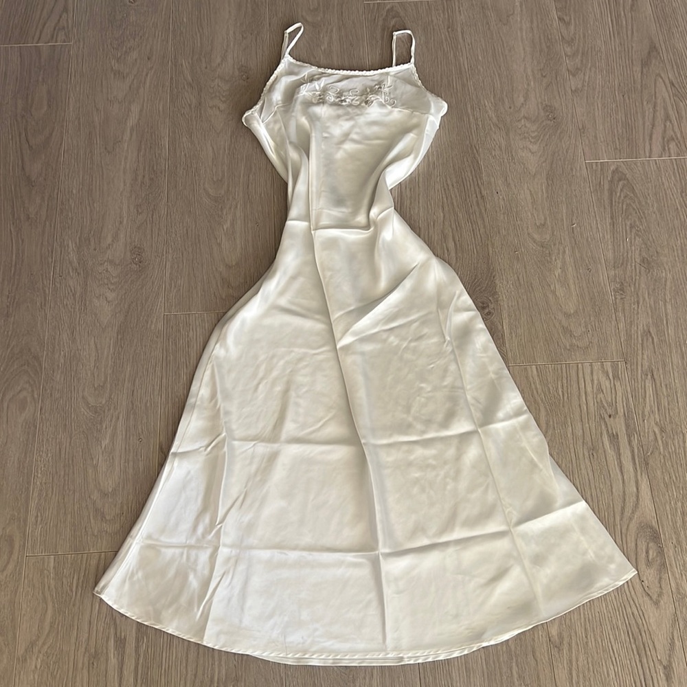 Vintage White Slip Dress